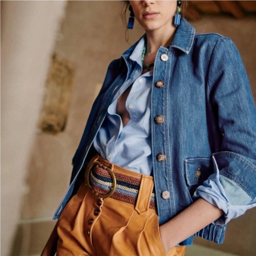 Sezane Anila denim jacket - Picture 1 of 1